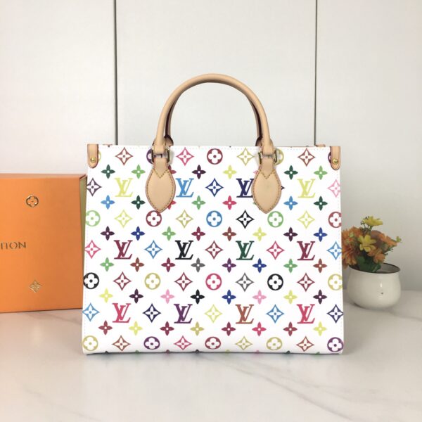 LV x TM On The Go MM  White  SIZE:35 x 27 x 14 cm