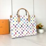 LV x TM On The Go MM  White  SIZE:35 x 27 x 14 cm