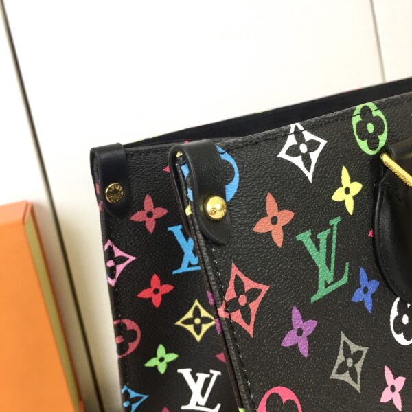 LV x TM On The Go MM  Black  SIZE:35 x 27 x 14 cm