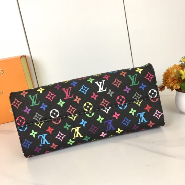 LV x TM On The Go MM  Black  SIZE:35 x 27 x 14 cm