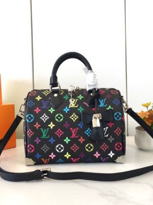 LV x TM Nano Speedy  Black  SIZE:16 x 10 x 7.5cm