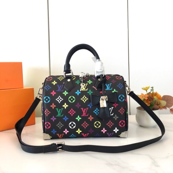 LV x TM Nano Speedy  Black  SIZE:16 x 10 x 7.5cm