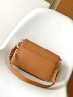 LV  Dauphine Soft MM  Orange SIZE:24 x 17 x 9 cm